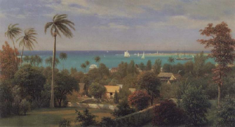 Albert Bierstadt Bahamas Harbour